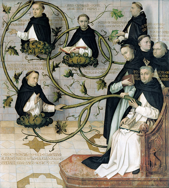 Lineage of the Dominican Order à Hans Holbein l'Ancien