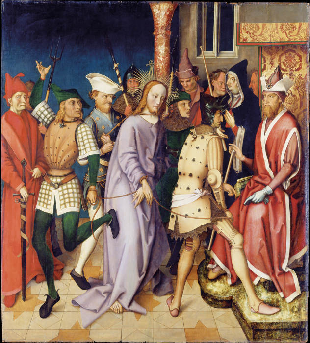 Christ before Pontius Pilate à Hans Holbein l'Ancien