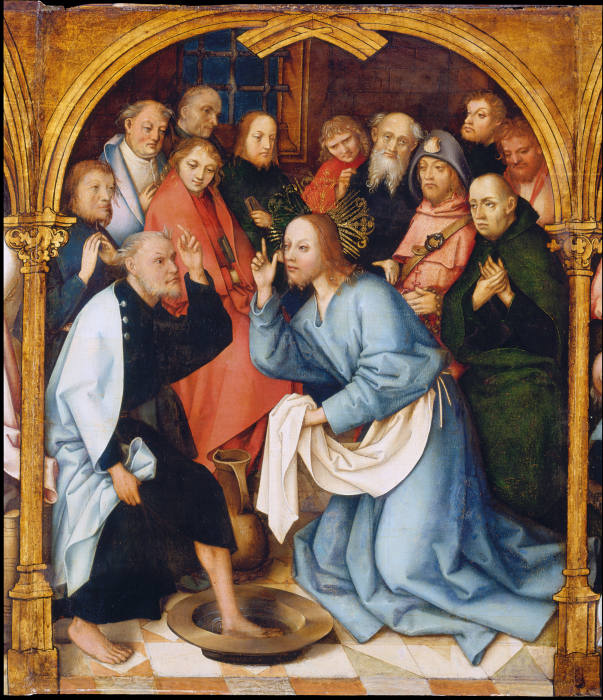 Christ Washing St Peters Feet à Hans Holbein l'Ancien