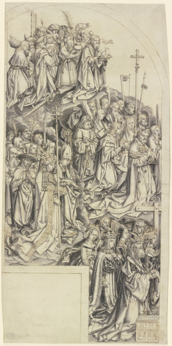 Linker Flügel eines Allerheiligenaltars à Hans Holbein l'Ancien