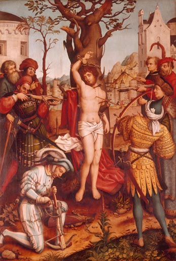 Martyrium des hl. Sebastian à Hans Holbein l'Ancien