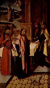 La victime Saint Joachim. autel Weingartner dans la cathédrale d'Augsbourg à Hans Holbein l'Ancien