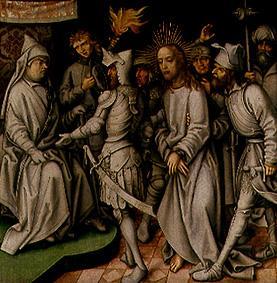 Aspiration. Passion grise : Le Christ avant des Caïphas. à Hans Holbein l'Ancien