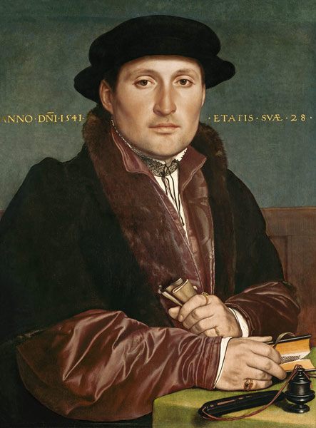 portrait d'un jeune commerçant (Hans von Muffel de Nuremberg) à Hans Holbein le Jeune