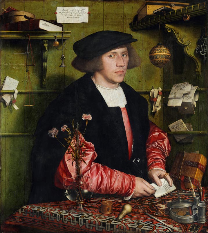 Le commerçant Georg Gisze à Hans Holbein le Jeune