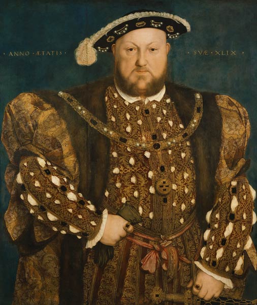 Henri VIII  d'Angleterre à Hans Holbein le Jeune