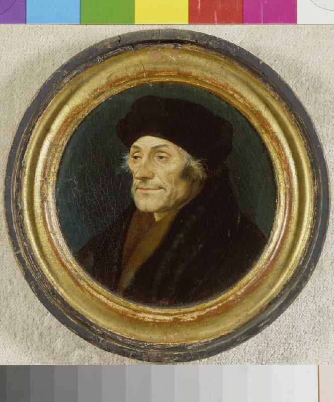 portrait d'Erasme de Rotterdam à Hans Holbein le Jeune