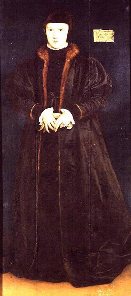 Christina of Denmark (1522-90) Duchess of Milan à Hans Holbein le Jeune