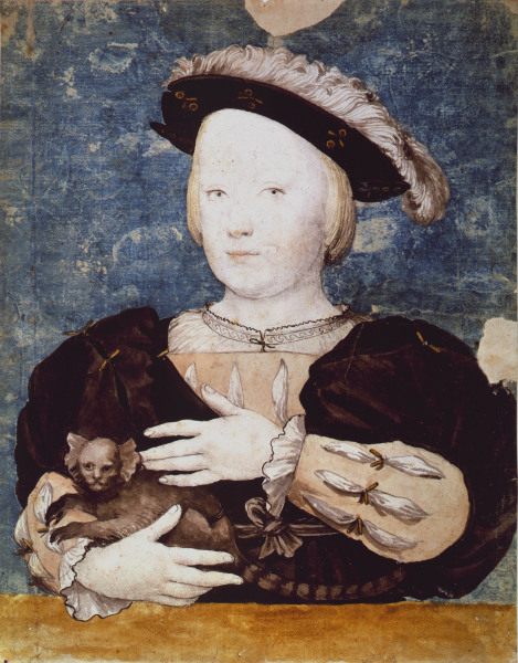 Edward VI as Prince / Holbein / 1542 à Hans Holbein le Jeune