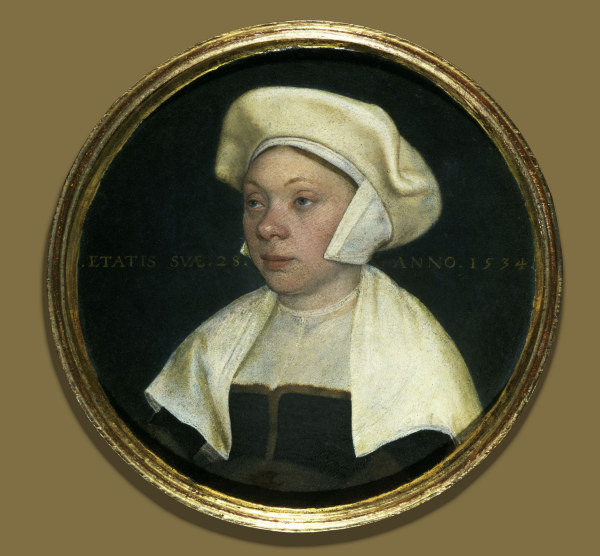 H.Holbein d.J., Gattin des Hofbedienst. à Hans Holbein le Jeune