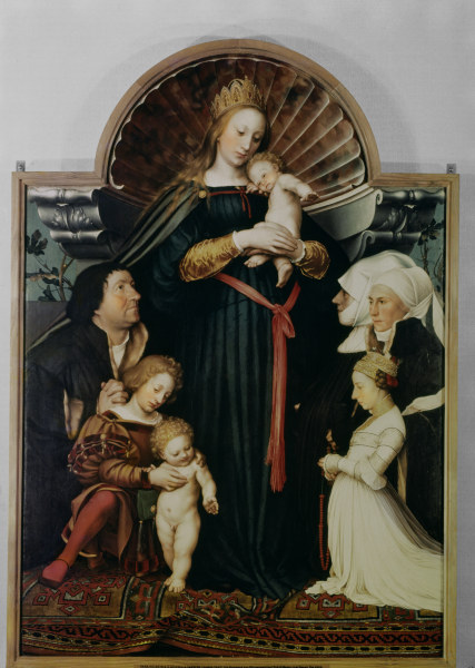 H.Holbein d.J., Madonna des Jakob Meyer à Hans Holbein le Jeune