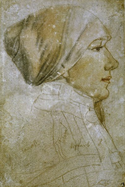 Holbein t.Y., portrait of a woman à Hans Holbein le Jeune