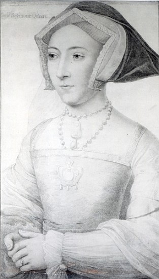 Jane Seymour, c.1536 (chalk, pen & ink) à Hans Holbein le Jeune