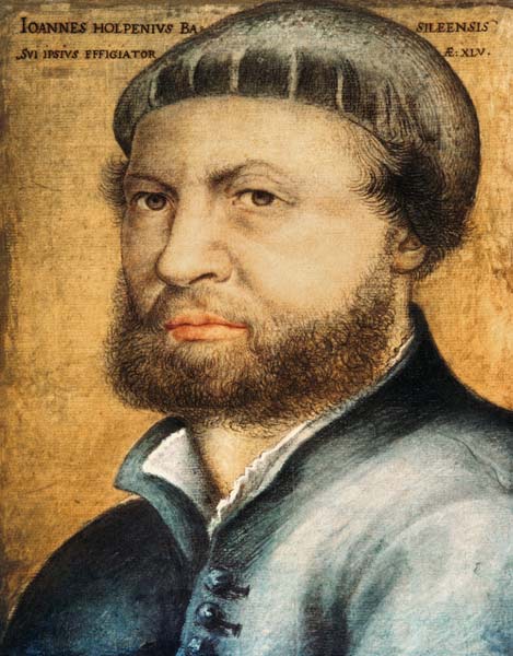 Holbein t.Y. / Selbf-portrait / 1542 à Hans Holbein le Jeune