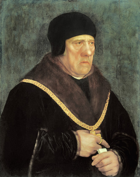 Sir Henry Wyatt / Painting by Holbein à Hans Holbein le Jeune