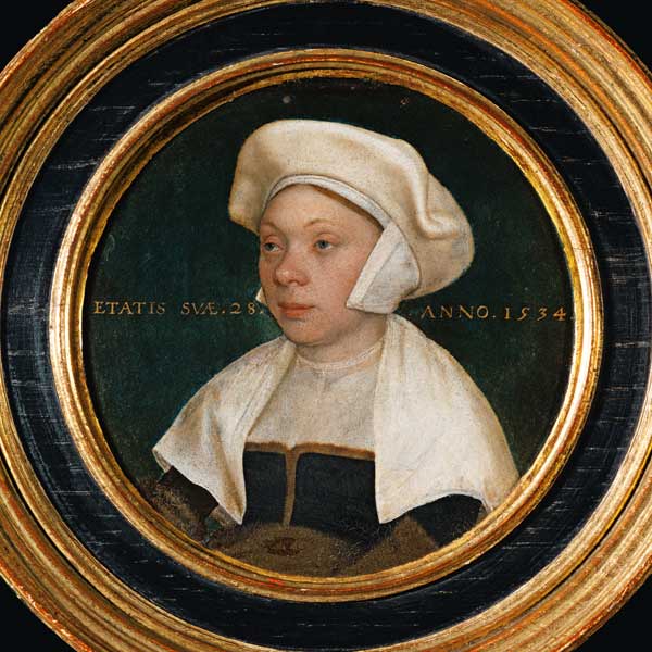 The wife of a dignitary at the court of King Henry VIII à Hans Holbein le Jeune