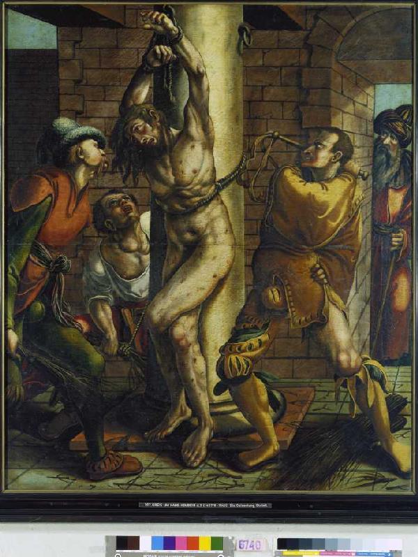Les flagellation Christ. à Hans Holbein le Jeune (atelier)