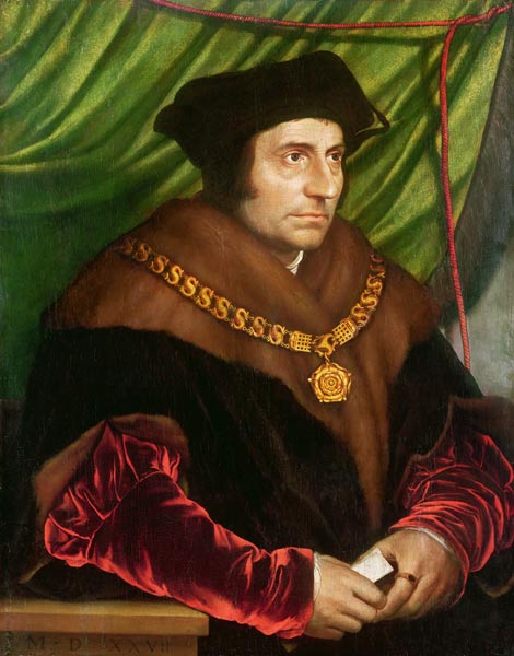 Portrait of Sir Thomas More (1478-1535) à Hans Holbein le Jeune (atelier)
