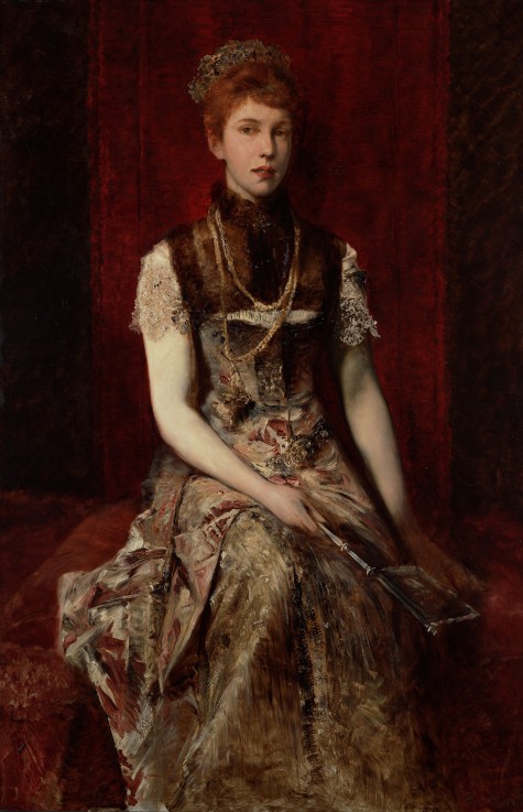 Portrait of Dora Fournier-Gabillon à Hans Makart