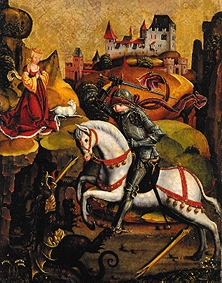 Saint Georges combattant le dragon à Hans Mayr von Landshut