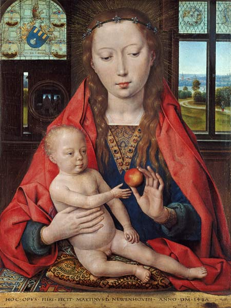 Madonna and Child, from The Diptych of Maerten van Nieuwenhove à Hans Memling