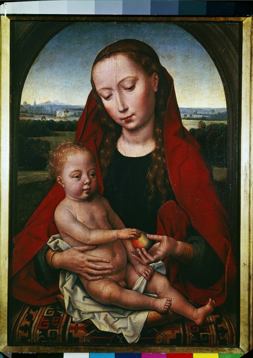 The Virgin and child à Hans Memling
