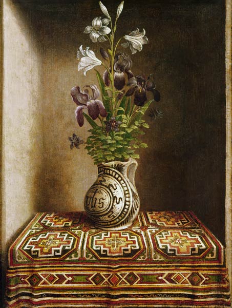 Stillleben mit Blumen à Hans Memling
