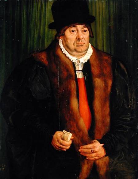 Portrait of a Munich Aristocrat à Hans Muelich ou Mielich