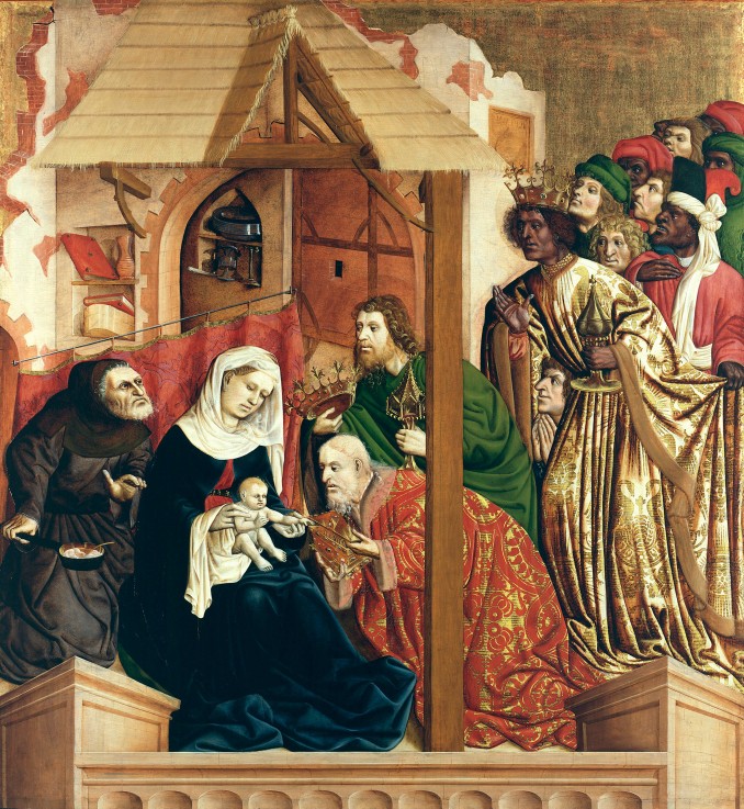 The Adoration of the Magi. The Wings of the Wurzach Altar à Hans Multscher