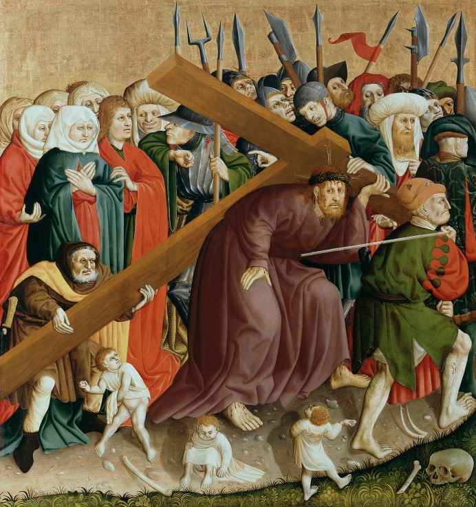 Christ carrying the Cross. The Wings of the Wurzach Altar à Hans Multscher