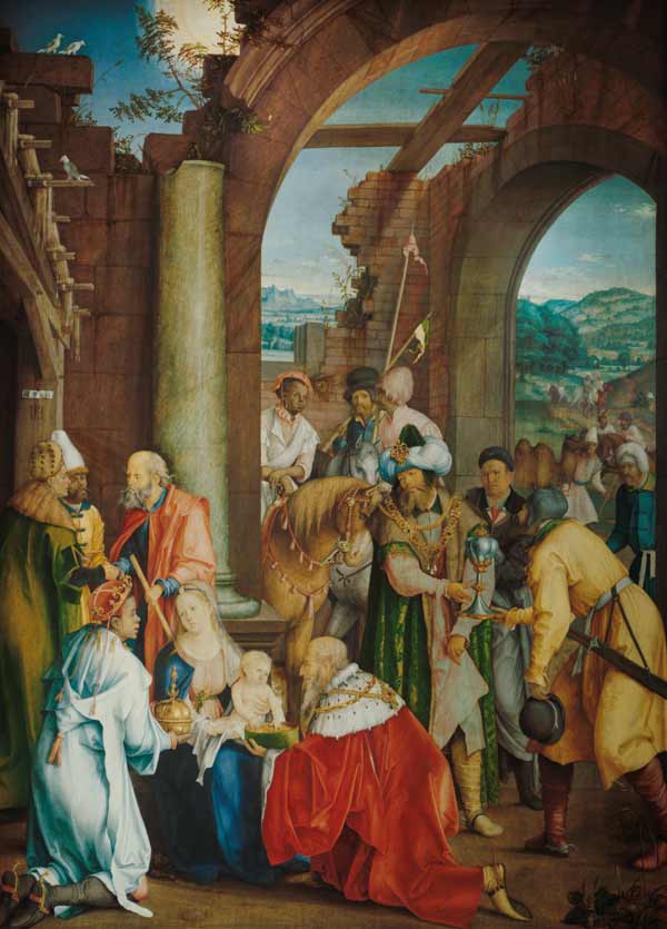 l'adoration des rois à Hans Suess von Kulmbach