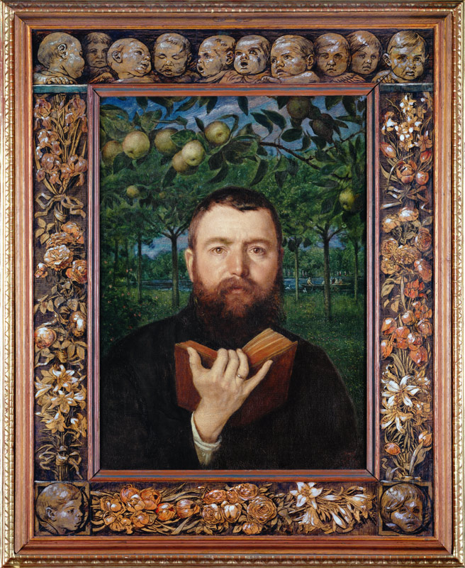 Hans Thoma , Self-portrait à Hans Thoma