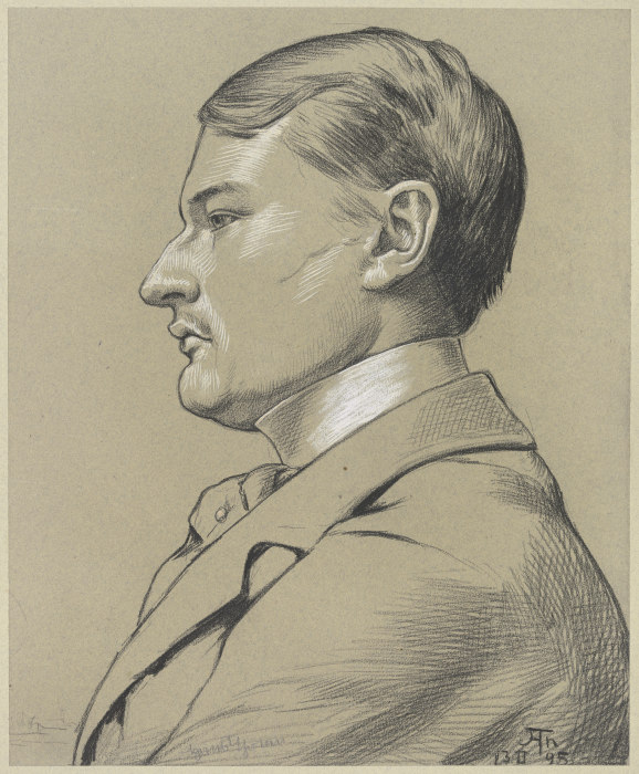 Portrait of Otto Küchler à Hans Thoma