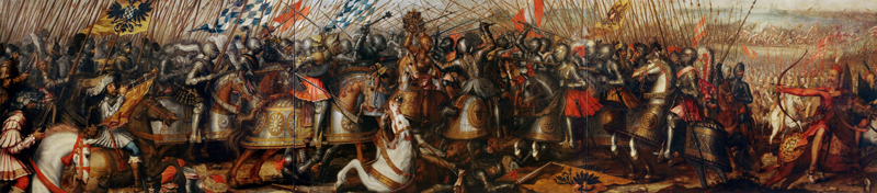 Louis IV the Bavarian defeats Frederick the Fair in the Battle of Mühldorf in 1322 à Hans Werl