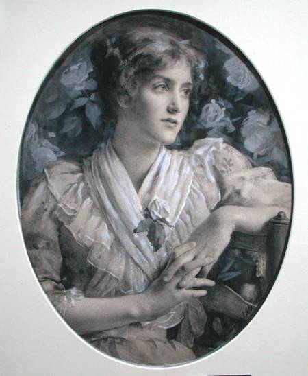 Portrait of a Lady à Harold Copping
