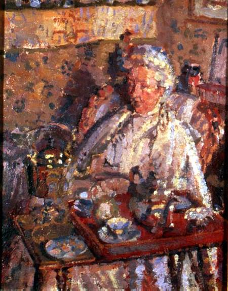 The Old lady à Harold Gilman