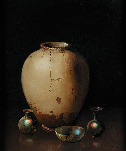 The Jar (oil on canvas)  à Harry Wilson Watrous