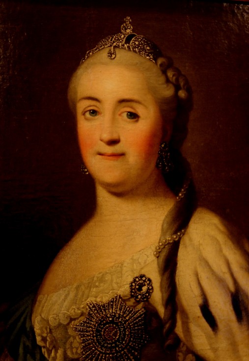 Portrait of Empress Catherine II (1729-1796) à Heinrich Buchholz