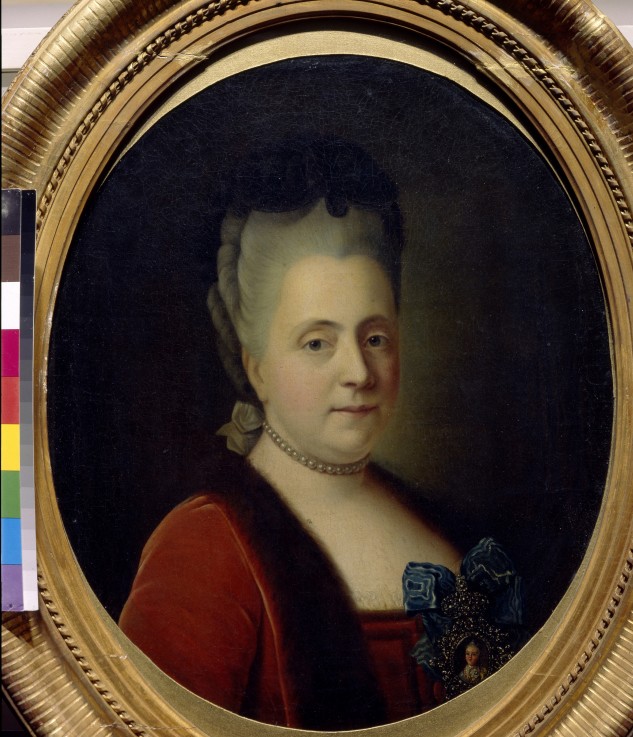 Portrait of the Lady-in-waiting Princess Daria Alexeyevna Golitsyna (1724-1798) à Heinrich Buchholz