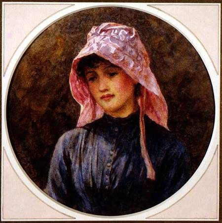 Portrait of a Girl à Helen Allingham