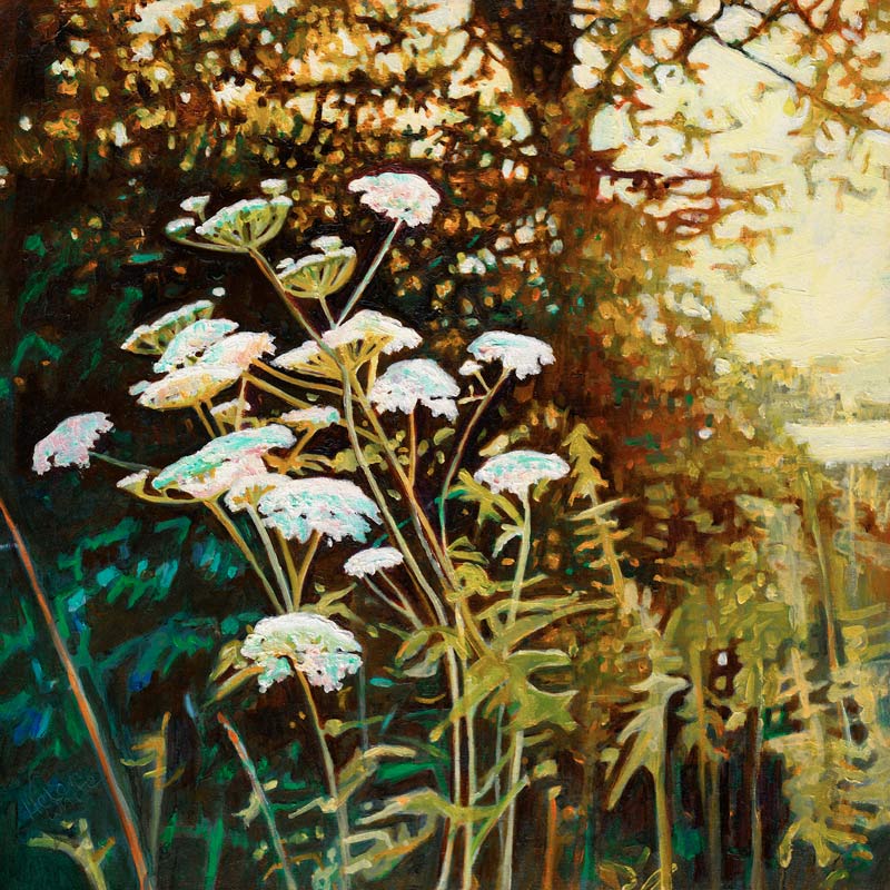 Golden hedgerows II à Helen White