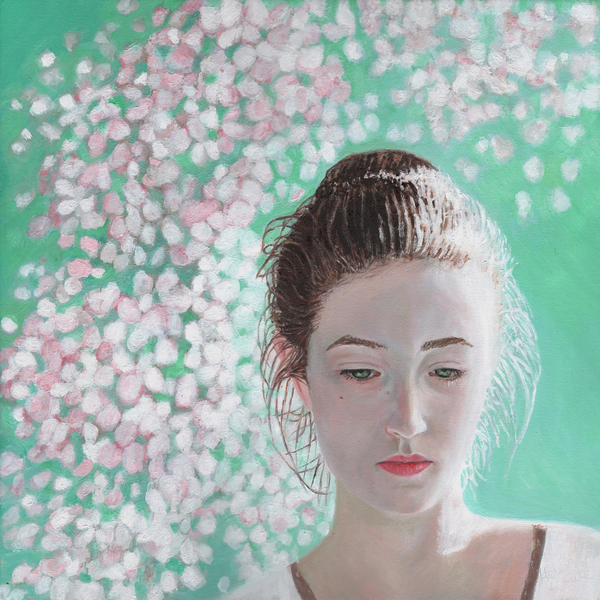 Portrait of a girl blossoming à Helen White