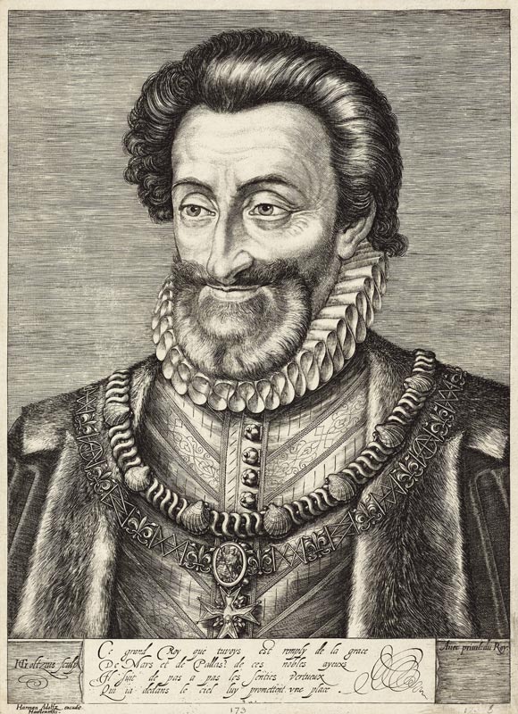 Portrait of King Henry IV of France à Hendrick Goltzius