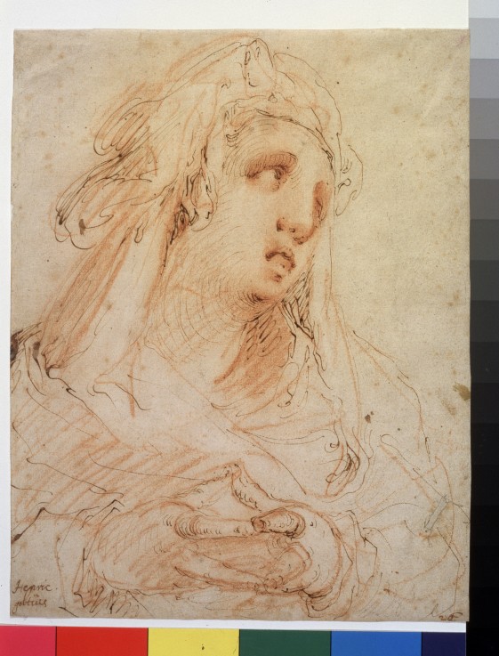 A young woman (Mary Magdalene?) à Hendrick Goltzius