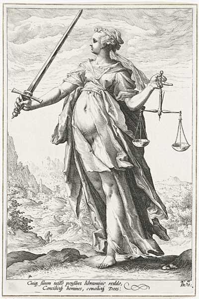Fairness (Justice) à Hendrick Goltzius