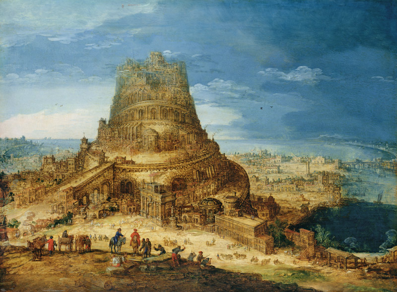 The Building of the Tower of Babel à Hendrick van Cleve