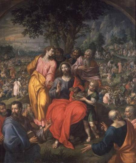The Feeding of the Five Thousand à Hendrik de Clerck