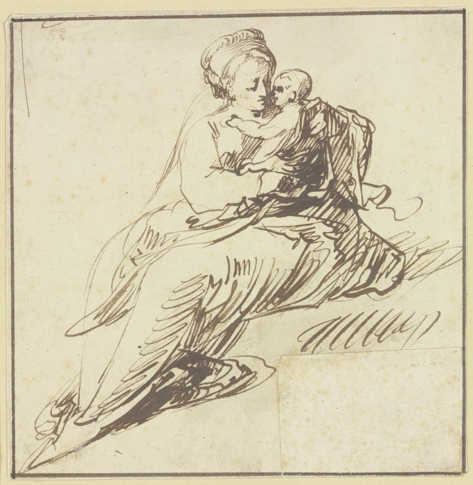 Sitting Mary à Hendrik Goudt