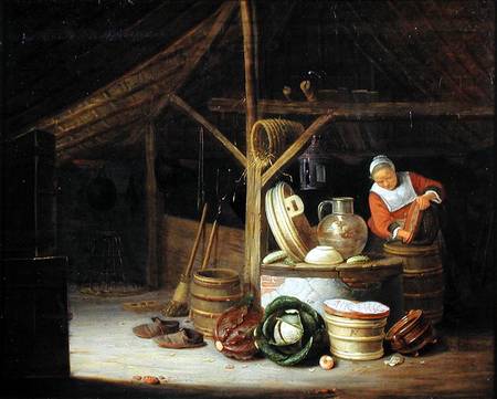 Kitchen Interior à Hendrik Martensz. Sorgh