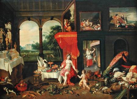 Allegory of Taste à Hendrik van Kessel